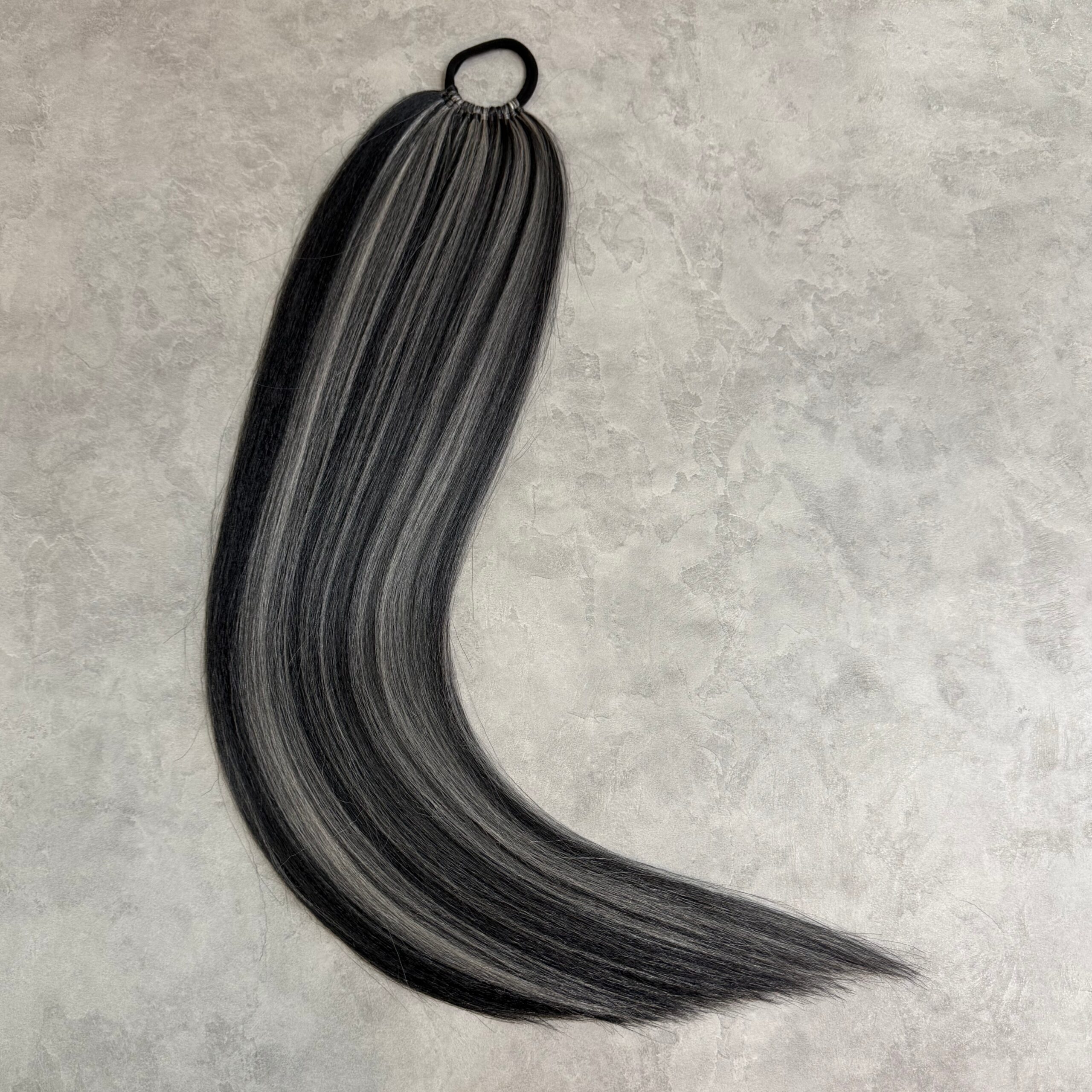 دم اسبی کشی قد۷۰ لایت کد۱۴۵۴(ترکیب مشکی و یخی)