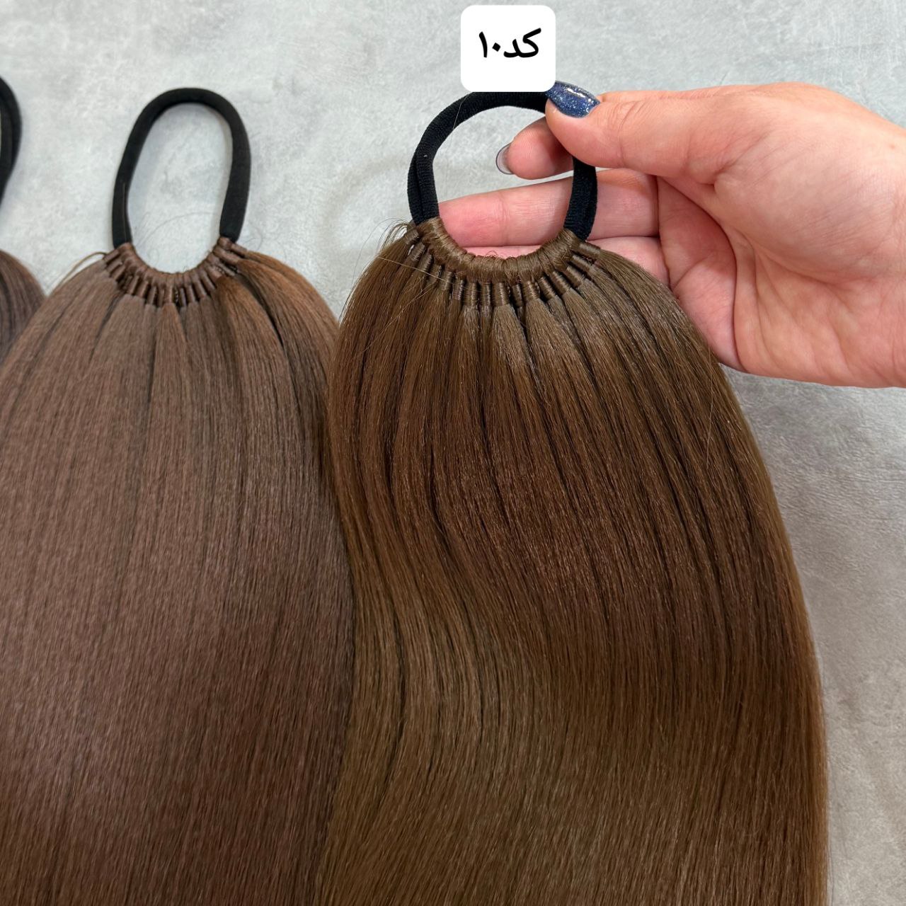 دم اسبی کشی قد60رنگ طبیعی و نچرال1 - Image 6