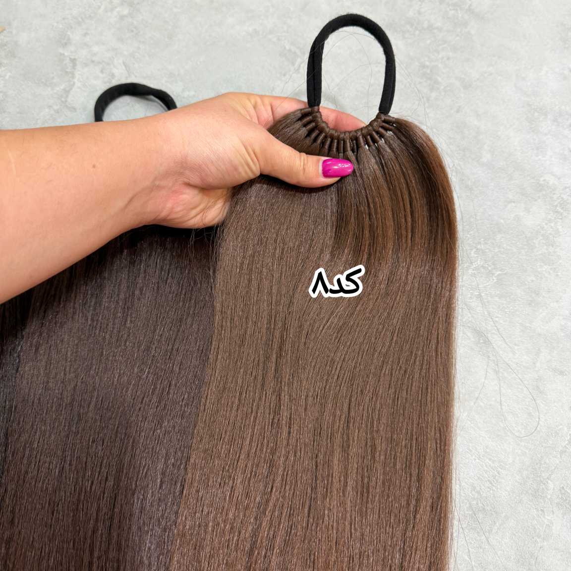 دم اسبی کشی قد9۰ رنگ نچرال ۲ - Image 4