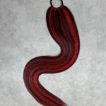 دم اسبی مشکی قرمز