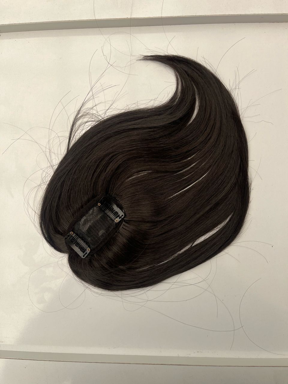 پروتز مو کف سری دوگیره مشکی طبیعی - Image 2